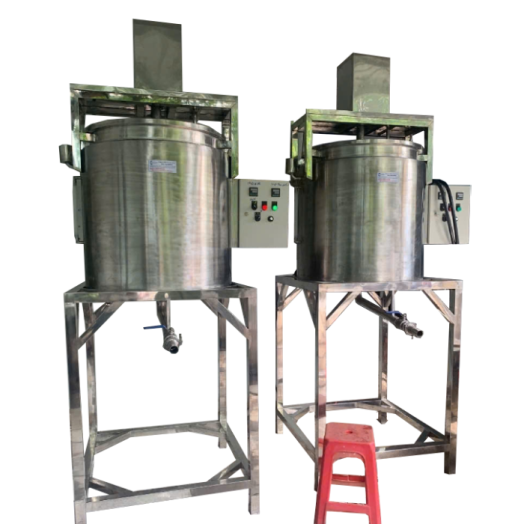 Nồi nấu 3 lớp 500l có cánh khuấy đảo