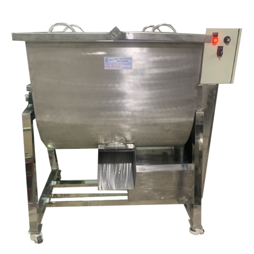 Máy Trộn Bột Khô Nằm Ngang