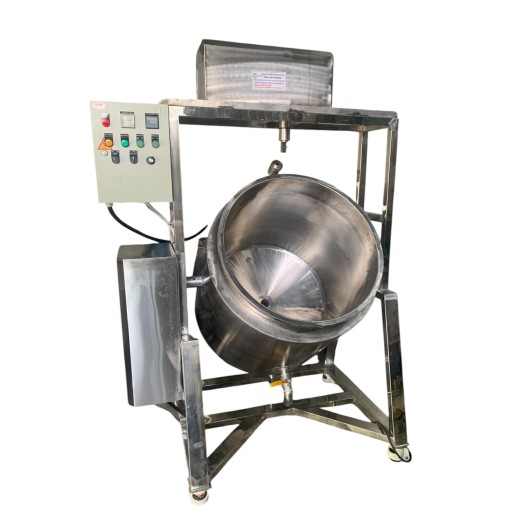Nồi nấu cánh khuấy lật nghiêng 200l
